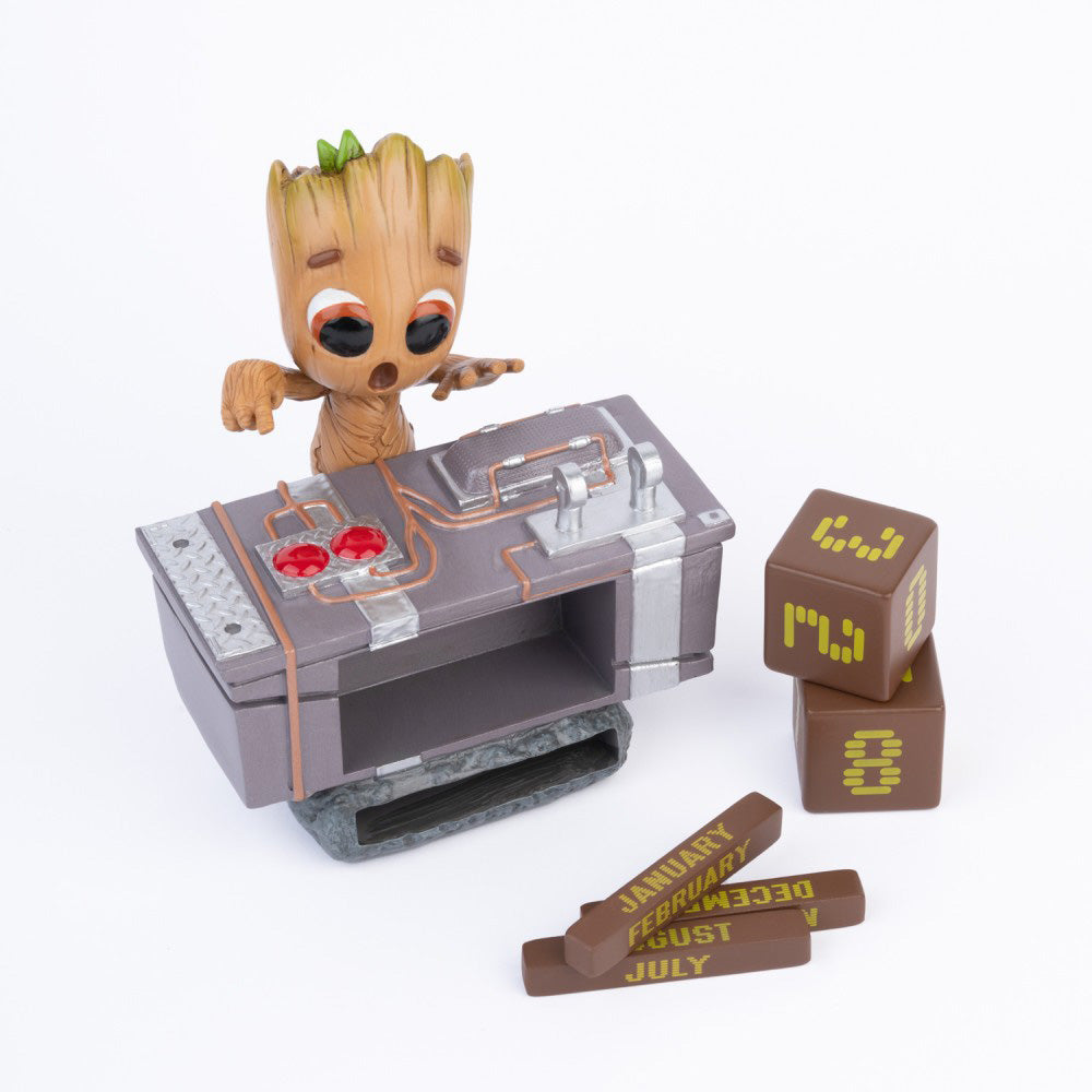【予約商品】 GUARDIANS OF THE GALAXY ガーディアンズ・オブ・ギャラクシー - GROOT DEATH BUTTON 3Dパーペチュアルカレンダー / 永久カレンダー / カレンダー・ダイアリー