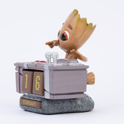 【予約商品】 GUARDIANS OF THE GALAXY ガーディアンズ・オブ・ギャラクシー - GROOT DEATH BUTTON 3Dパーペチュアルカレンダー / 永久カレンダー / カレンダー・ダイアリー