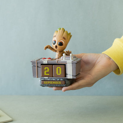 【予約商品】 GUARDIANS OF THE GALAXY ガーディアンズ・オブ・ギャラクシー - GROOT DEATH BUTTON 3Dパーペチュアルカレンダー / 永久カレンダー / カレンダー・ダイアリー