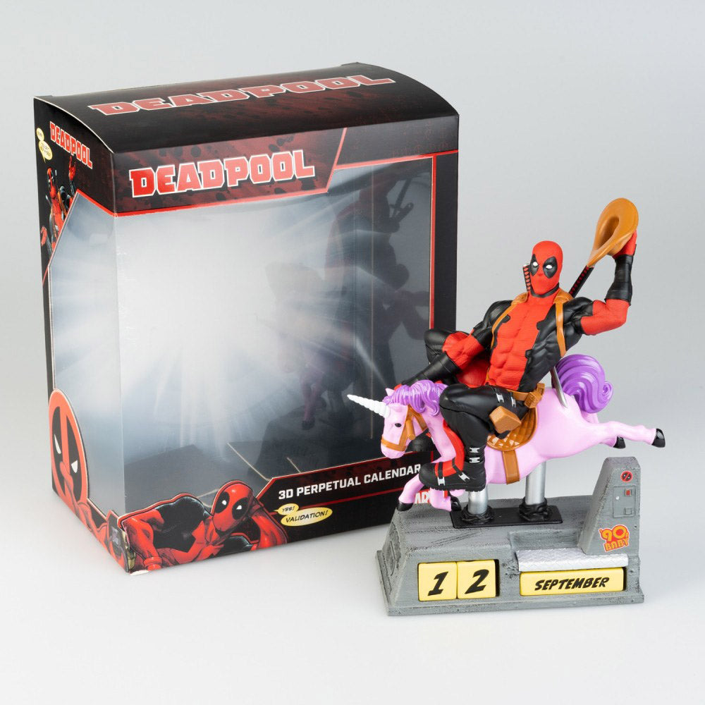 DEADPOOL デッドプール (公開 10周年 ) -  3Dパーペチュアルカレンダー / 永久カレンダー / カレンダー・ダイアリー