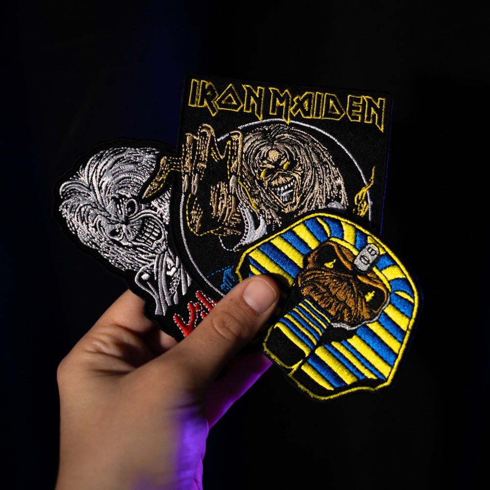 IRON MAIDEN アイアンメイデン (11月 来日 記念 ) - IRON MAIDEN / 3枚セット / ワッペン