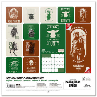 【予約商品】 STAR WARS スターウォーズ (マンダロリアン・アンド・グローグー 5月22日 公開 ) - THE MANDALORIAN AND GROGU 2027 Calendar / 壁掛け / カレンダー・ダイアリー