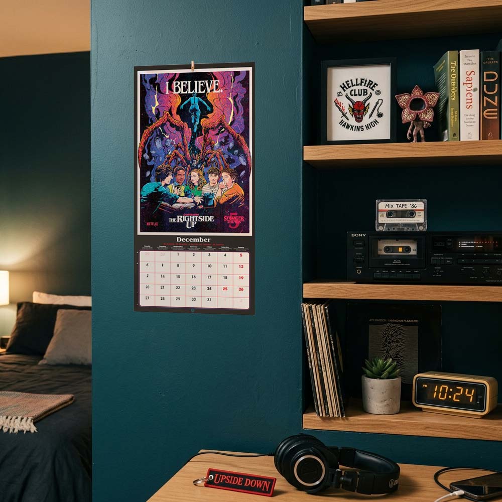 【予約商品】 STRANGER THINGS ストレンジャー・シングス (アニメシリーズ 4月23日 配信開始 ) - 2027 Calendar / 壁掛け / カレンダー・ダイアリー