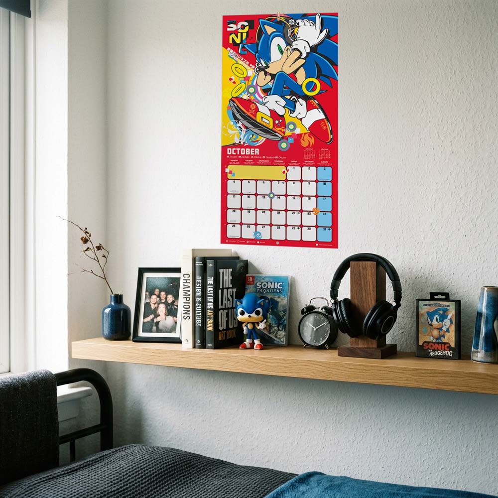 【予約商品】 SONIC THE HEDGEHOG ソニックザヘッジホッグ (35周年 ) - 2027 Calendar / 壁掛け / カレンダー・ダイアリー