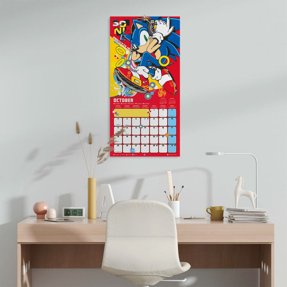 【予約商品】 SONIC THE HEDGEHOG ソニックザヘッジホッグ (35周年 ) - 2027 Calendar / 壁掛け / カレンダー・ダイアリー