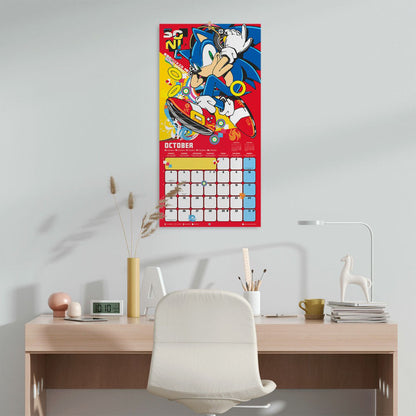 【予約商品】 SONIC THE HEDGEHOG ソニックザヘッジホッグ (35周年 ) - 2027 Calendar / 壁掛け / カレンダー・ダイアリー
