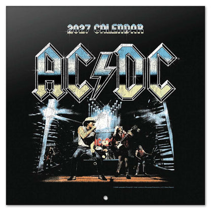 AC/DC - (来日 45周年 ) - 2027 Calendar / 壁掛け