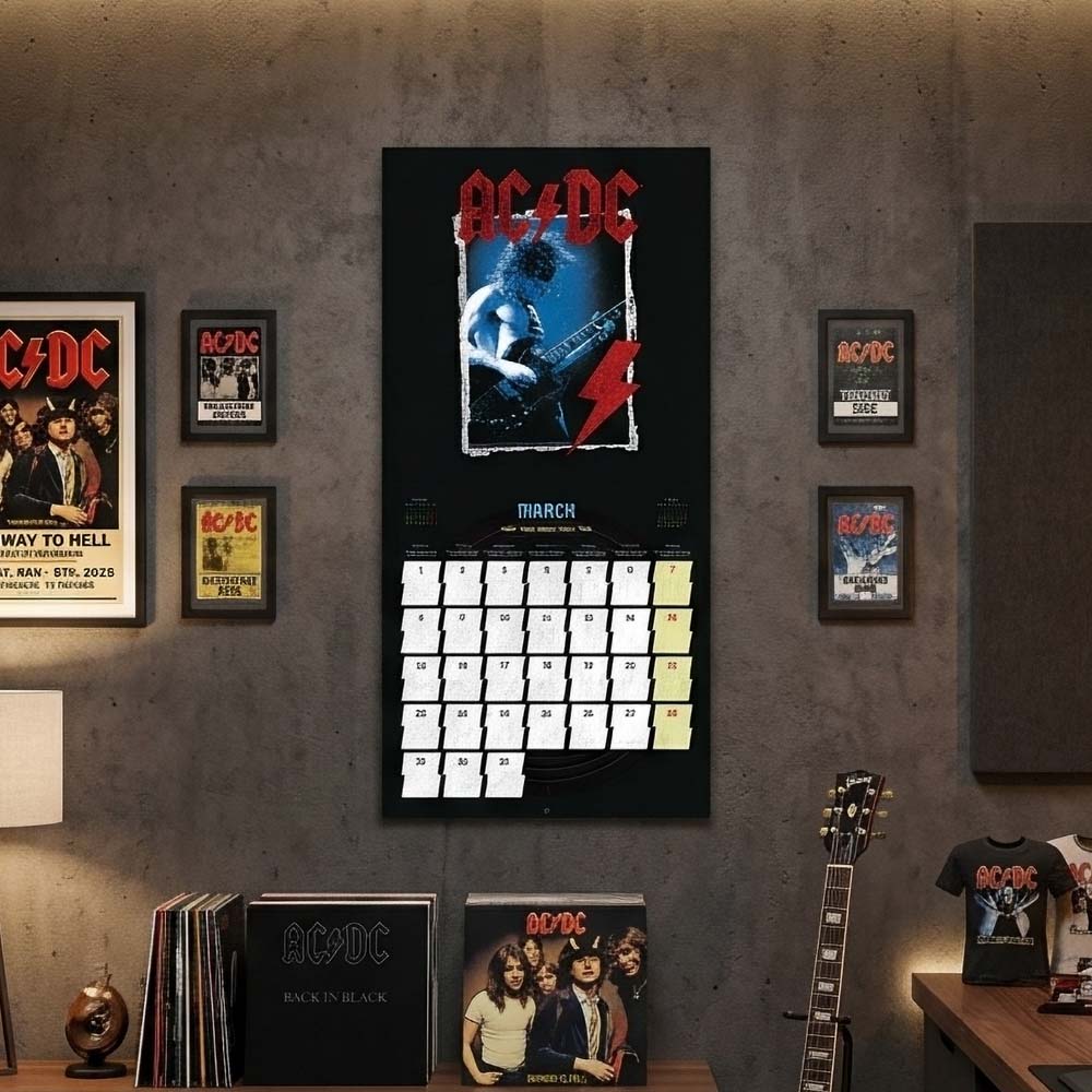 【予約商品】 AC/DC エーシーディーシー (来日 45周年 ) - 2027 Calendar / 壁掛け / カレンダー・ダイアリー