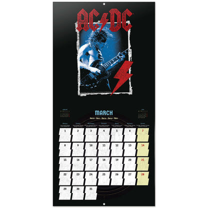 【予約商品】 AC/DC エーシーディーシー (来日 45周年 ) - 2027 Calendar / 壁掛け / カレンダー・ダイアリー