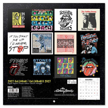 【予約商品】 ROLLING STONES ローリングストーンズ (7月 新譜 記念 ) - 2027 Calendar / 壁掛け / カレンダー・ダイアリー