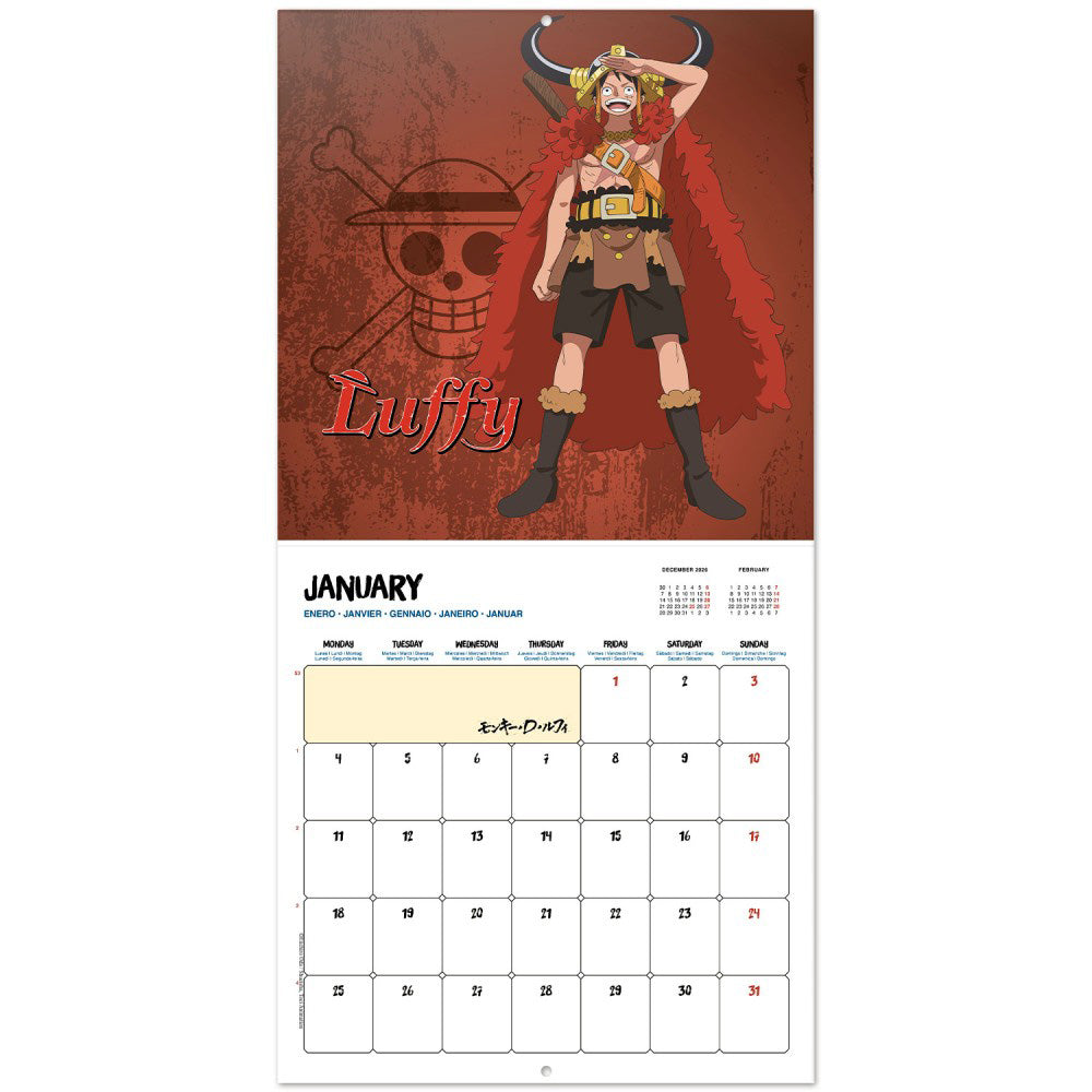 【予約商品】 ONE PIECE ワンピース - 2027 Calendar / 壁掛け / カレンダー・ダイアリー