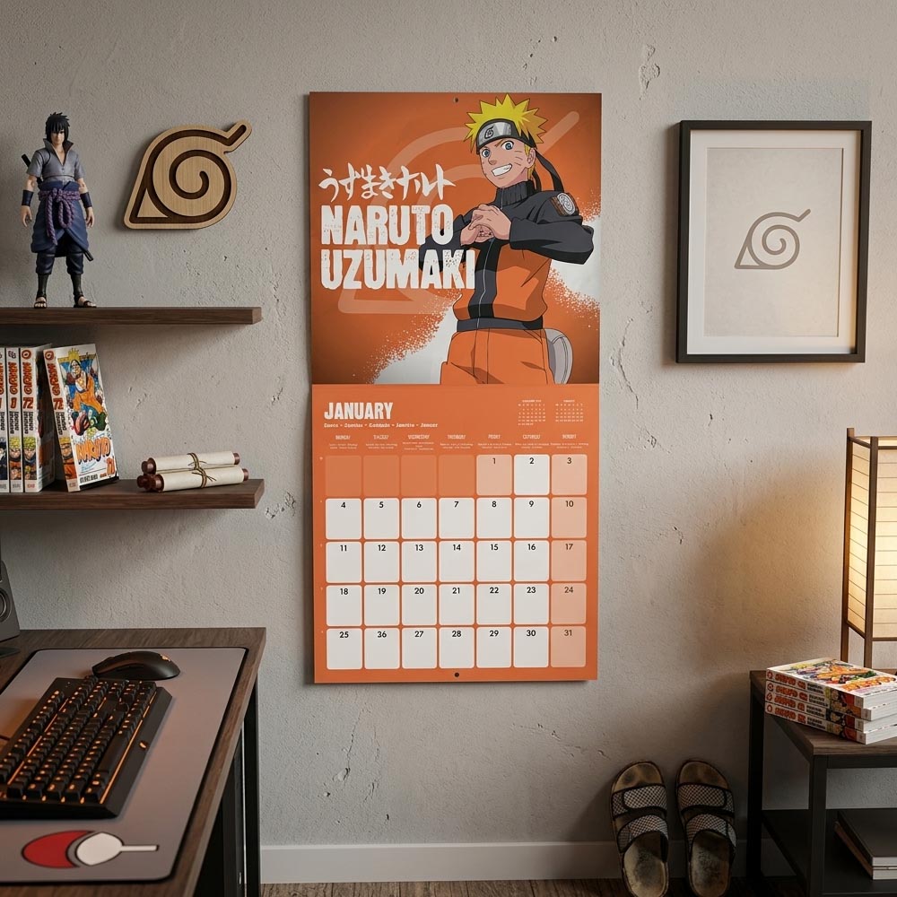 予約商品】 NARUTO ナルト - 2027 Calendar / 壁掛け / カレンダー