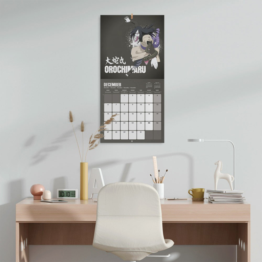 【予約商品】 NARUTO ナルト - 2027 Calendar / 壁掛け / カレンダー・ダイアリー
