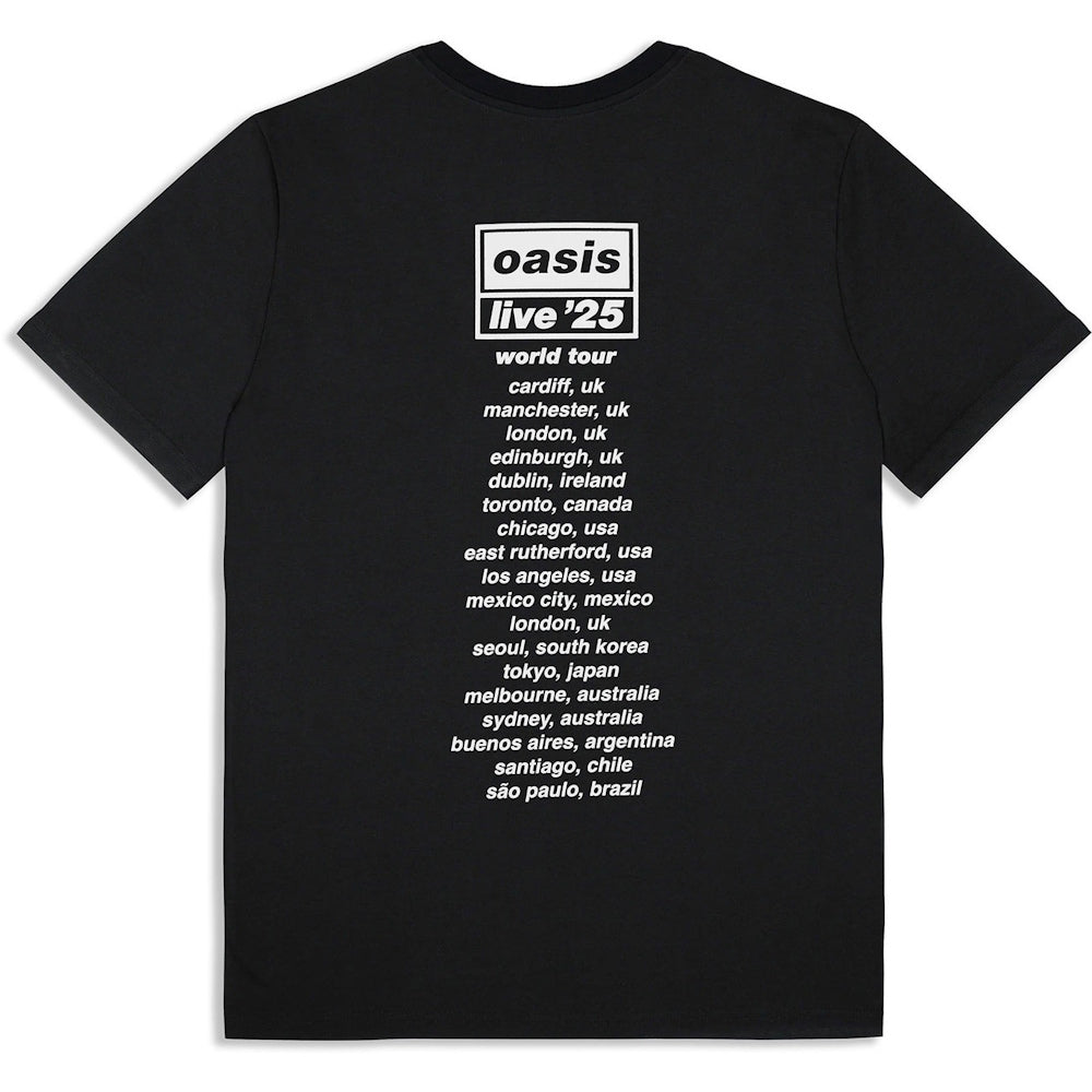 【予約商品】 OASIS オアシス (結成 35周年 ) - Collage Live '25 World Tour / ツアー会場限定 / Tシャツ / メンズ