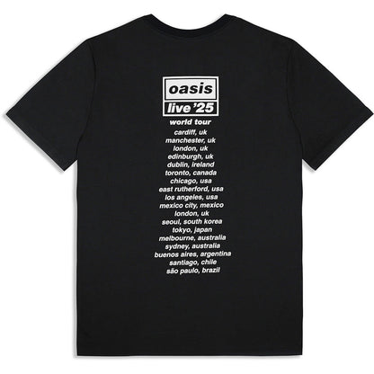 【予約商品】 OASIS オアシス (結成 35周年 ) - Collage Live '25 World Tour / ツアー会場限定 / Tシャツ / メンズ
