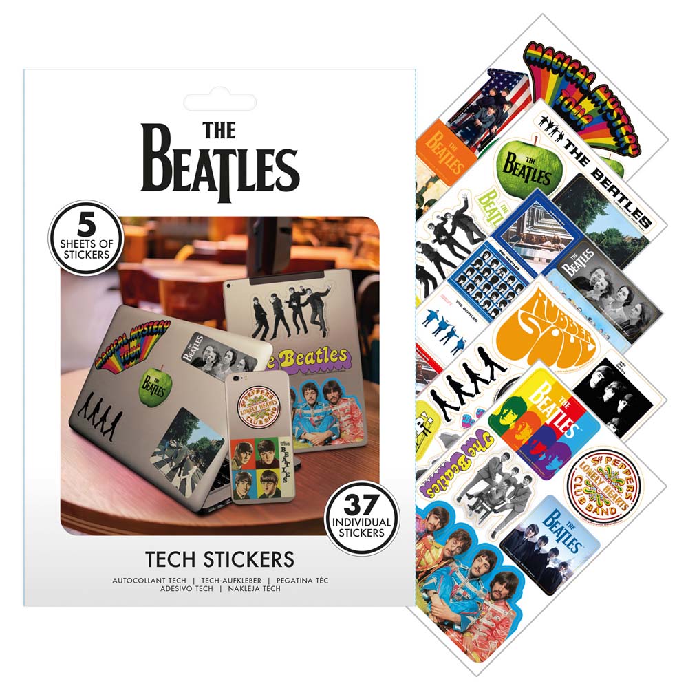 THE BEATLES - (来日 60周年 ) - Tech Sticker（37種類）