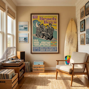 THE BEACH BOYS ビーチボーイズ (結成 65周年 ) - Vintage Concert Poster / ポスター