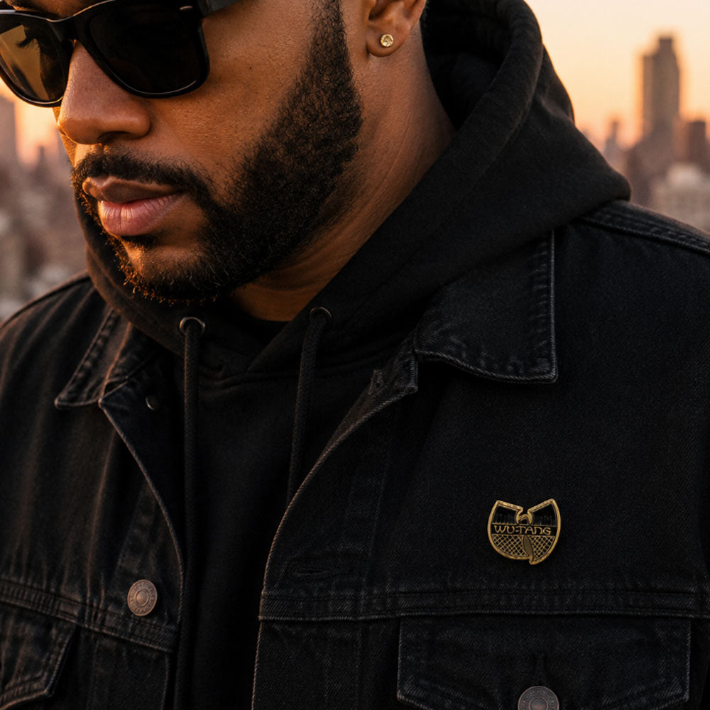 WU-TANG CLAN ウータンクラン (5月 来日 ) - Black & Gold Logo / バッジ