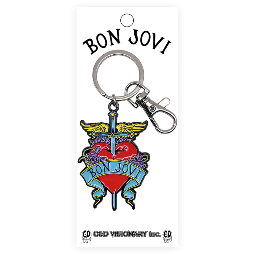 BON JOVI ボンジョヴィ - Dagger Heart / キーホルダー