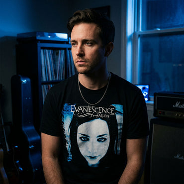 【予約商品】 EVANESCENCE エヴァネッセンス (12月 来日 ) - FALLEN ALBUM COVER / Tシャツ / メンズ