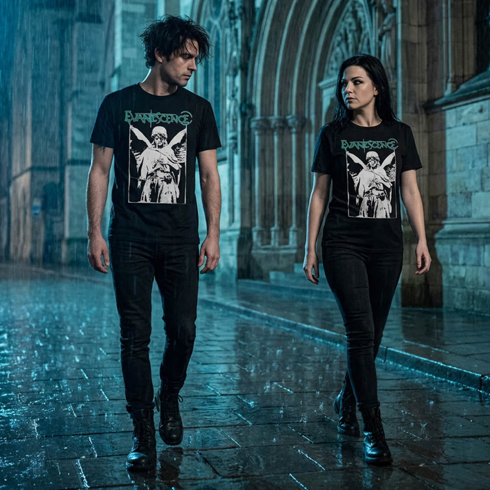 【予約商品】 EVANESCENCE エヴァネッセンス - WEEPING ANGEL / Tシャツ / メンズ