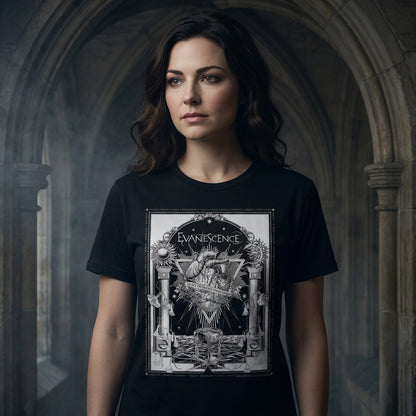 【予約商品】 EVANESCENCE エヴァネッセンス - BROKEN PIECES HEART / Tシャツ / メンズ