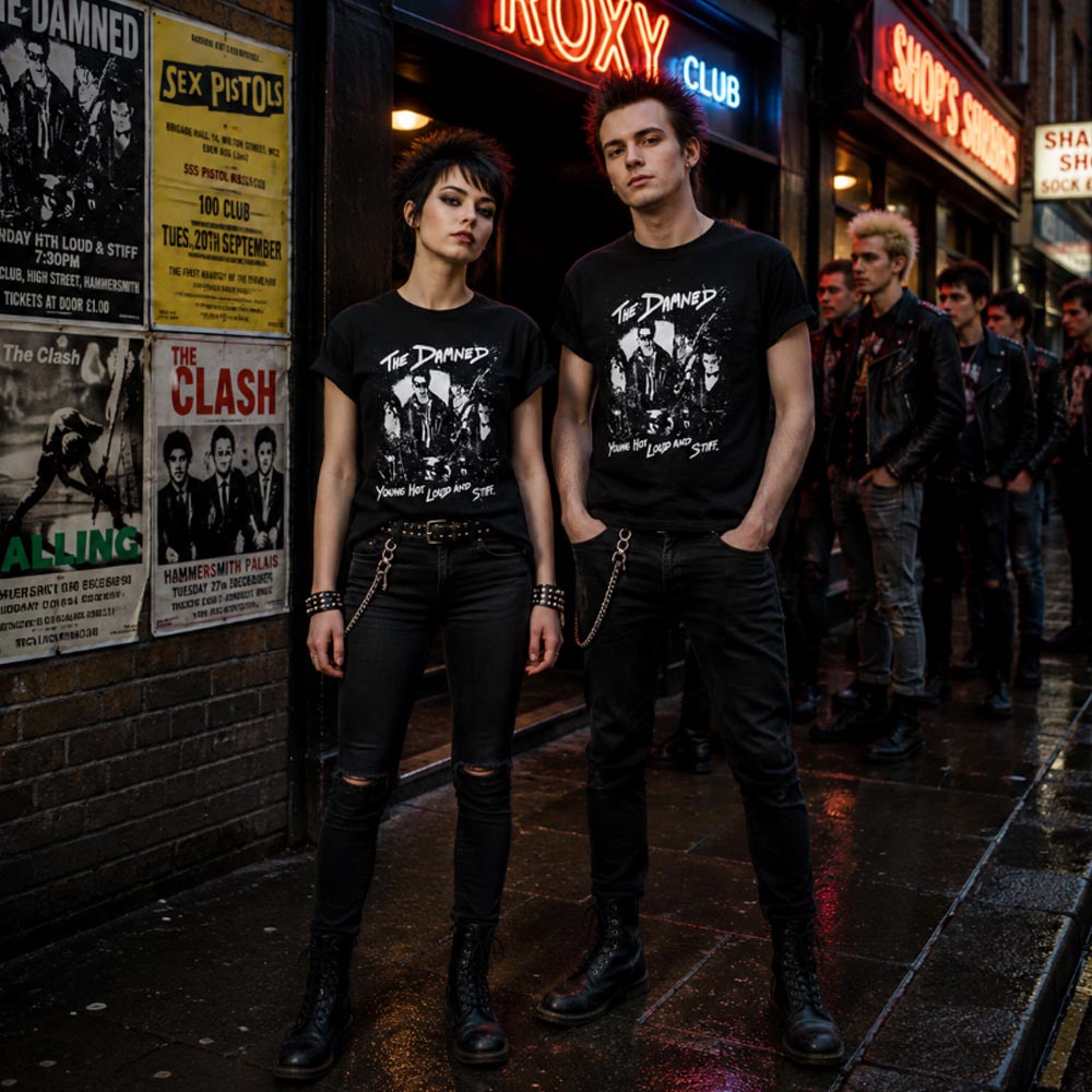DAMNED ダムド - Young Hot Loud & Stiff / Tシャツ / メンズ