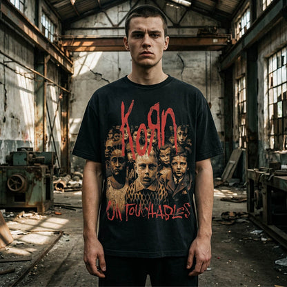 KORN コーン - Untouchables Cover 2002 / Tシャツ / メンズ
