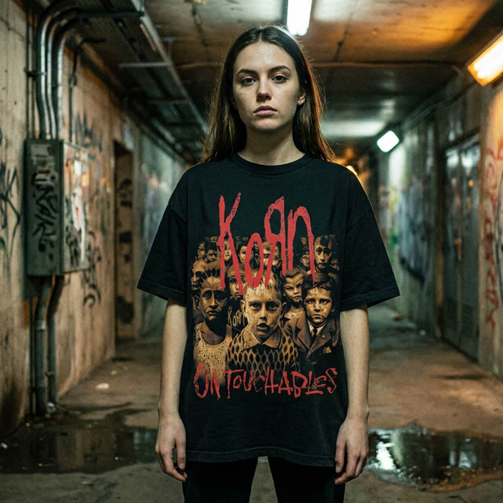 KORN コーン - Untouchables Cover 2002 / Tシャツ / メンズ 【公式