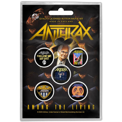 ANTHRAX - AMONG THE LIVING / 5個セット