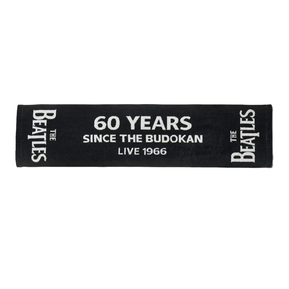 THE BEATLES - (来日 60周年 ) - Beatles Budokan 60th / マフラータオル / Black / 60周年記念限定モデル / IKEUCHI ORGANIC（ブランド）