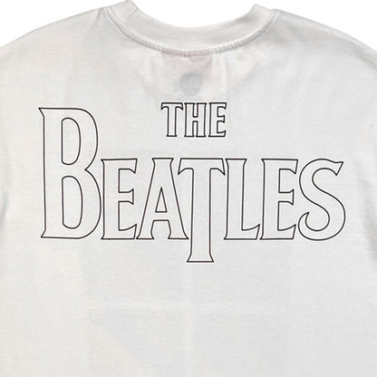 THE BEATLES ビートルズ (来日 60周年 ) - Four Portrait / バックプリントあり / Stone Wash / Tシャツ / メンズ