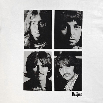 【予約商品】 THE BEATLES ビートルズ (来日 60周年 ) - Four Portrait / バックプリントあり / Stone Wash / Tシャツ / メンズ