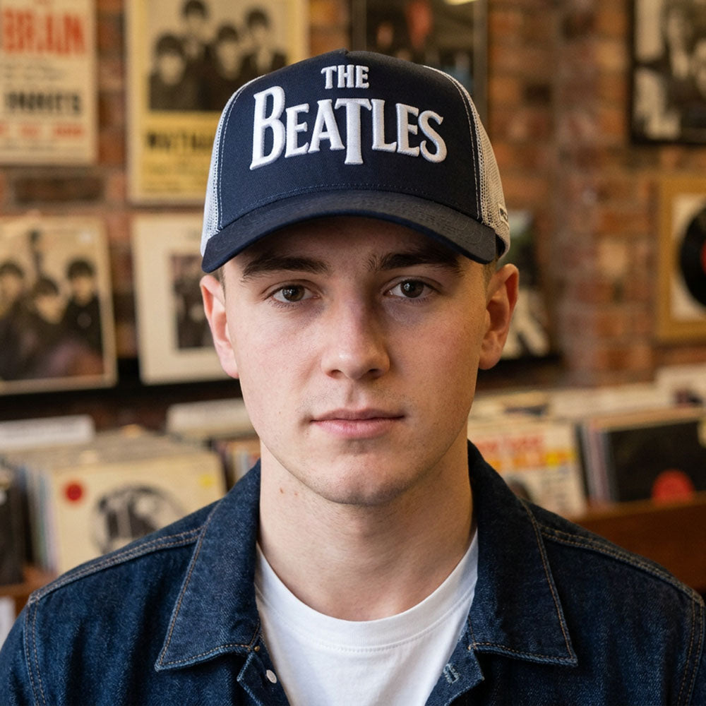 【予約商品】 THE BEATLES ビートルズ (来日 60周年 ) - Drop T Logo & Apple / キャップ / メンズ