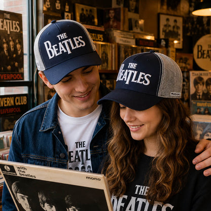 【予約商品】 THE BEATLES ビートルズ (来日 60周年 ) - Drop T Logo & Apple / キャップ / メンズ