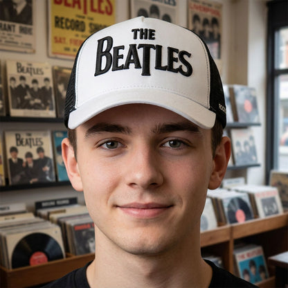 【予約商品】 THE BEATLES ビートルズ (来日 60周年 ) - Drop T Logo & Apple / キャップ / メンズ