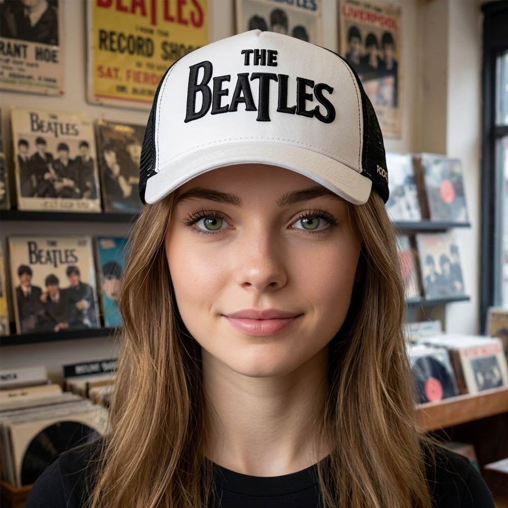 【予約商品】 THE BEATLES ビートルズ (来日 60周年 ) - Drop T Logo & Apple / キャップ / メンズ