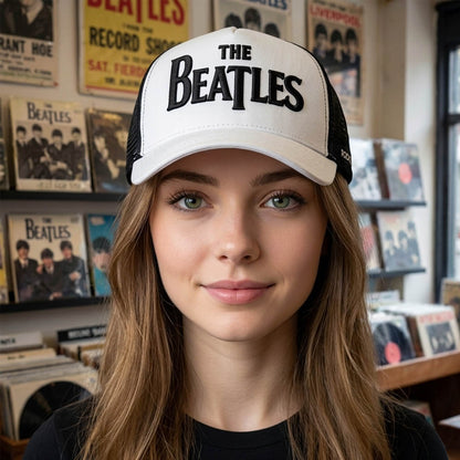 【予約商品】 THE BEATLES ビートルズ (来日 60周年 ) - Drop T Logo & Apple / キャップ / メンズ