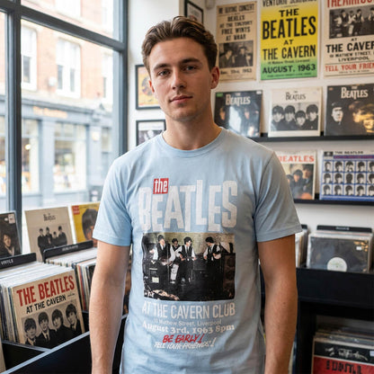 【予約商品】 THE BEATLES ビートルズ (来日 60周年 ) - Cavern / バックプリントあり / Tシャツ / メンズ