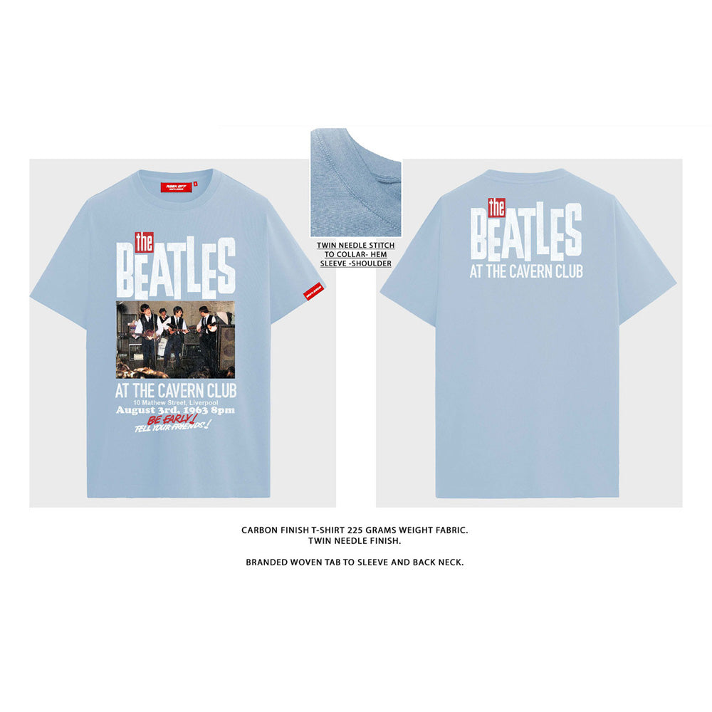 【予約商品】 THE BEATLES ビートルズ (来日 60周年 ) - Cavern / バックプリントあり / Tシャツ / メンズ