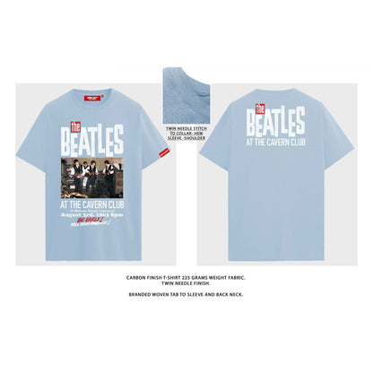 【予約商品】 THE BEATLES ビートルズ (来日 60周年 ) - Cavern / バックプリントあり / Tシャツ / メンズ