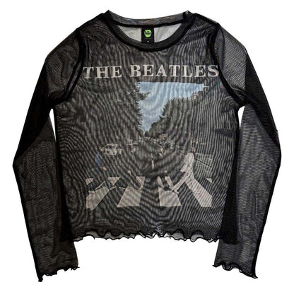 THE BEATLES - (来日 60周年 ) - Abbey Road & Logo / 長袖 / CROP