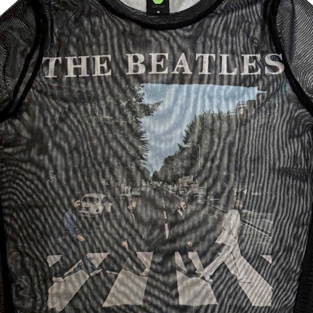 【予約商品】 THE BEATLES ビートルズ (来日 60周年 ) - Abbey Road & Logo / 長袖 / CROP / トップス / レディース