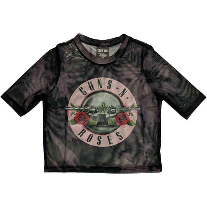 GUNS N ROSES - (デビュー 40周年 ) - Pink Tint Bullet Logo / CROP