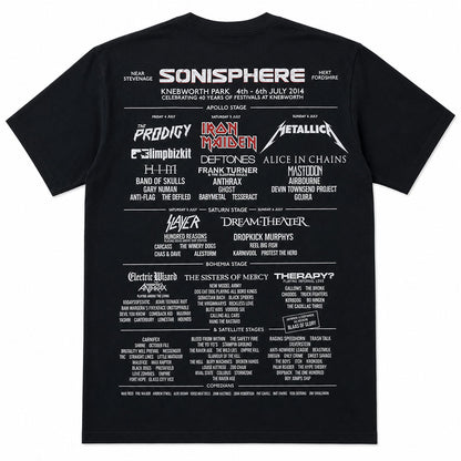 【予約商品】 IRON MAIDEN アイアンメイデン (11月 来日 記念 ) - Sonisphere UK 2014 Official Festival T-Shirt (Limited Edition) / バックプリントあり / Tシャツ / メンズ