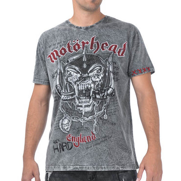 MOTORHEAD モーターヘッド - Quotes Rex Arena Acero / 暗闇で光る / パッチ加工 / バックプリントあり / Tシャツ / メンズ