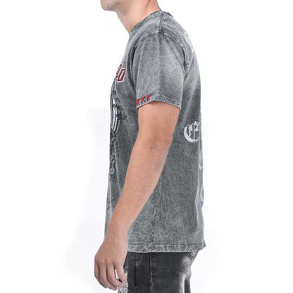 【予約商品】 MOTORHEAD モーターヘッド - Quotes Rex Arena Acero / 暗闇で光る / パッチ加工 / バックプリントあり / Tシャツ / メンズ
