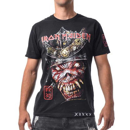 【予約商品】 IRON MAIDEN アイアンメイデン (11月 来日 記念 ) - Eddie Smaurai / バックプリントあり / Tシャツ / メンズ