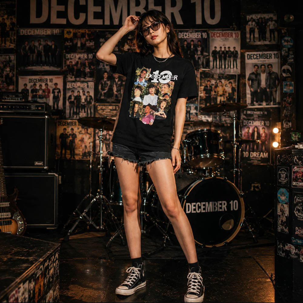 DECEMBER 10 ディセンバーテン - Ripped Frame / Tシャツ / レディース