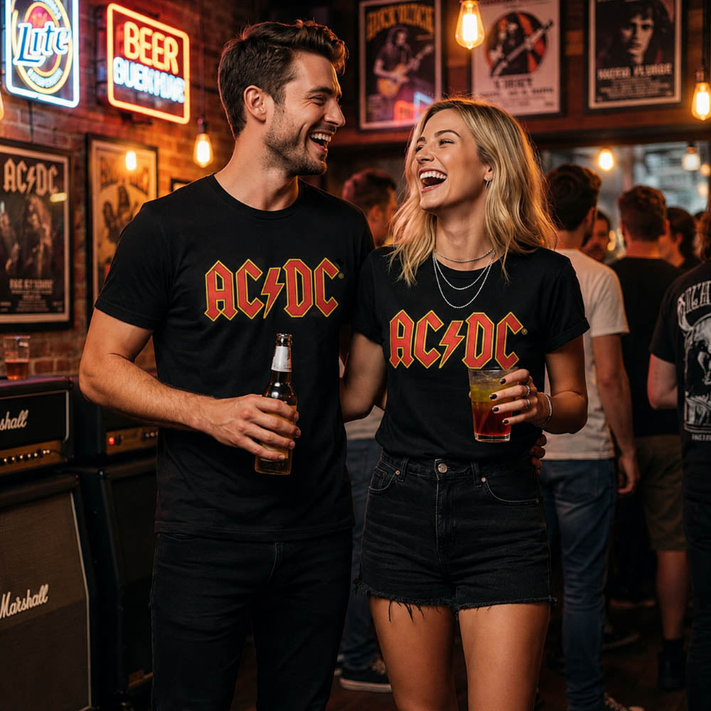 AC/DC エーシーディーシー (来日 45周年 ) - Logo / Tシャツ / メンズ
